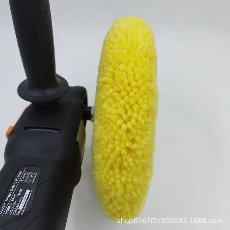 Wholesale in Stock 7inch Wool Ball Single-Sided Double-Sided Yarn Wheel Bulk Discount Polishing Semi-Automatic Workpiece