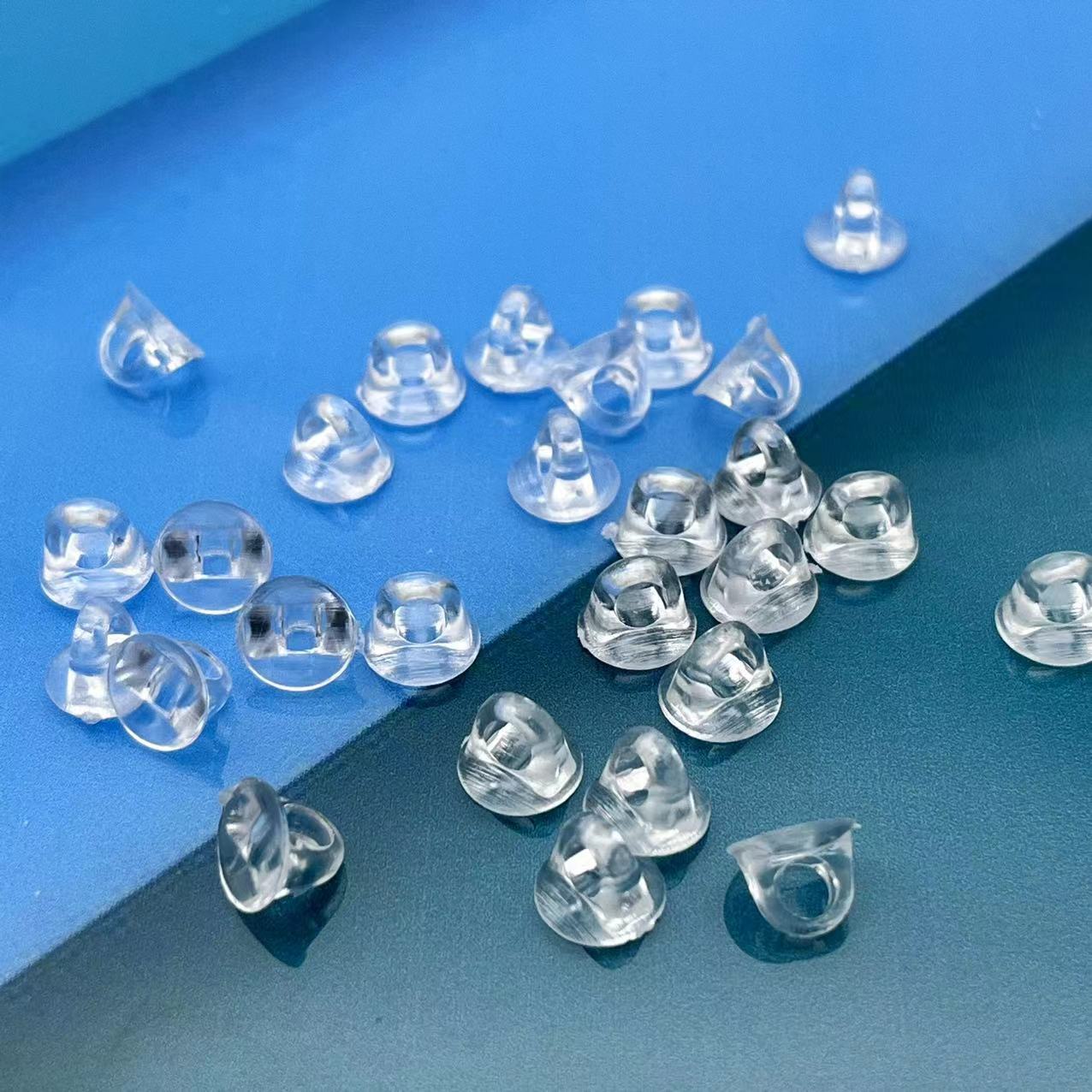 Factory direct jewelry accessories diy children's headdress rope rubber band Back button corner base back perforation