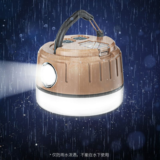 Outdoor Camping Ultra-Long Battery Life Outdoor Atmosphere Charging Camping Solar Camp Tent Lighting Hanging Lamp