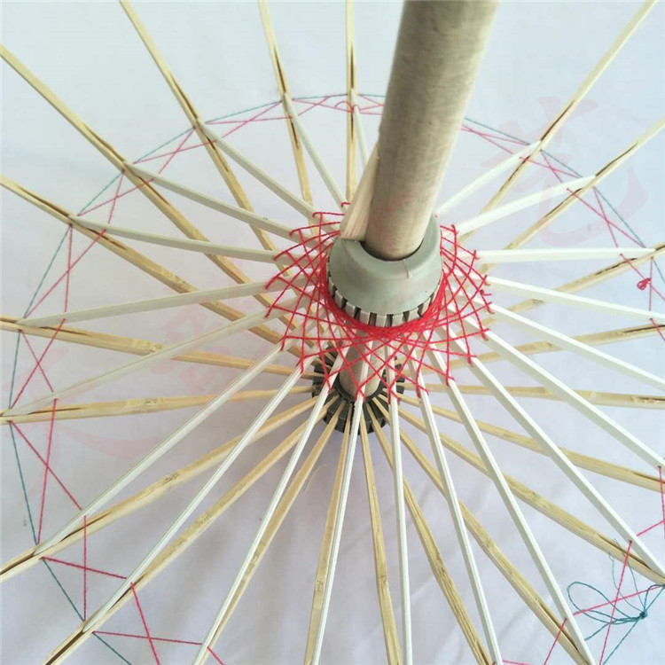 Wholesale antique oil paper umbrella skeleton shooting props skeleton self-made umbrella Bone Dance Umbrella semi-finished skeleton