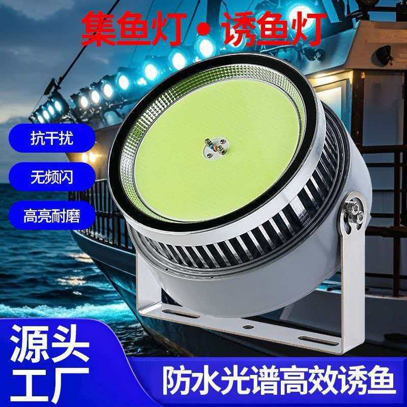 Marine 1000W Led Fishing Light, Fish Gathering Light Manufacturer, High-Power Fish Attracting Light, Aerial Waterproof Fish Gathering Light