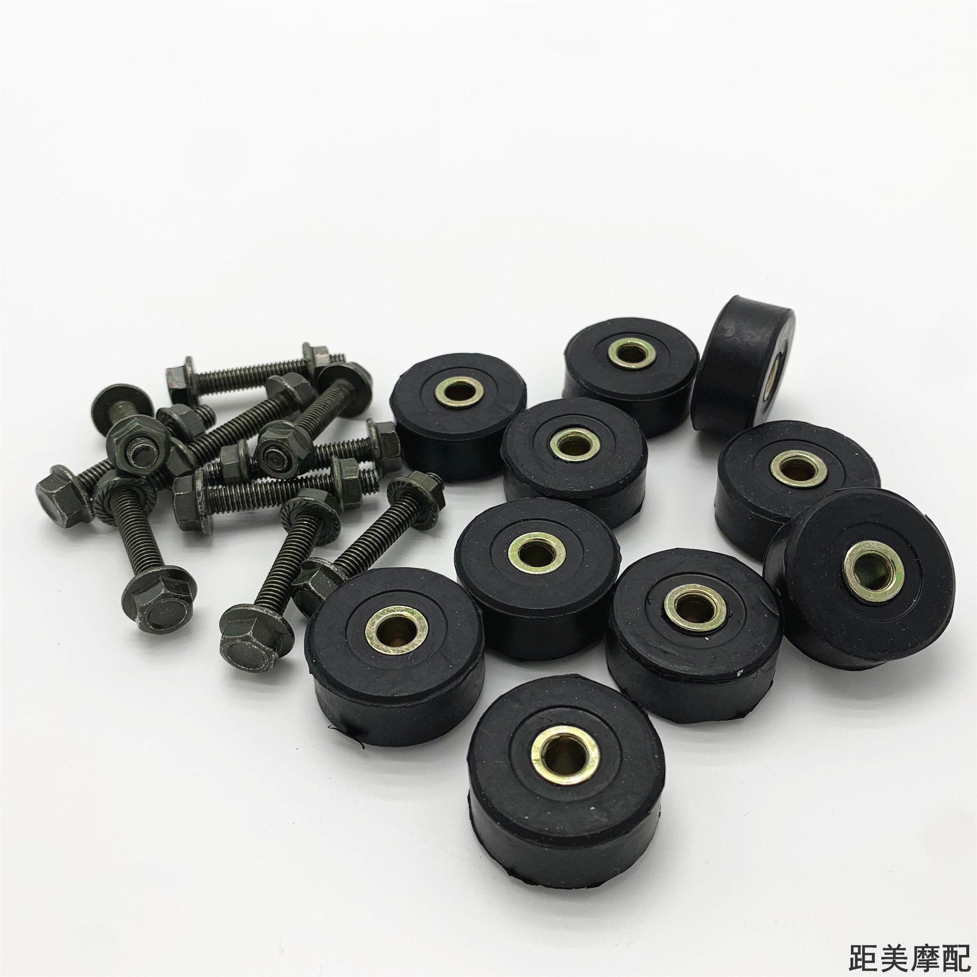 Electric Motorcycle Double Support Rubber Pad Large Bracket Buffer Ring Pad Ghost Fire Fu Xi Calf Large Support Foot Buffer Rubber Sleeve