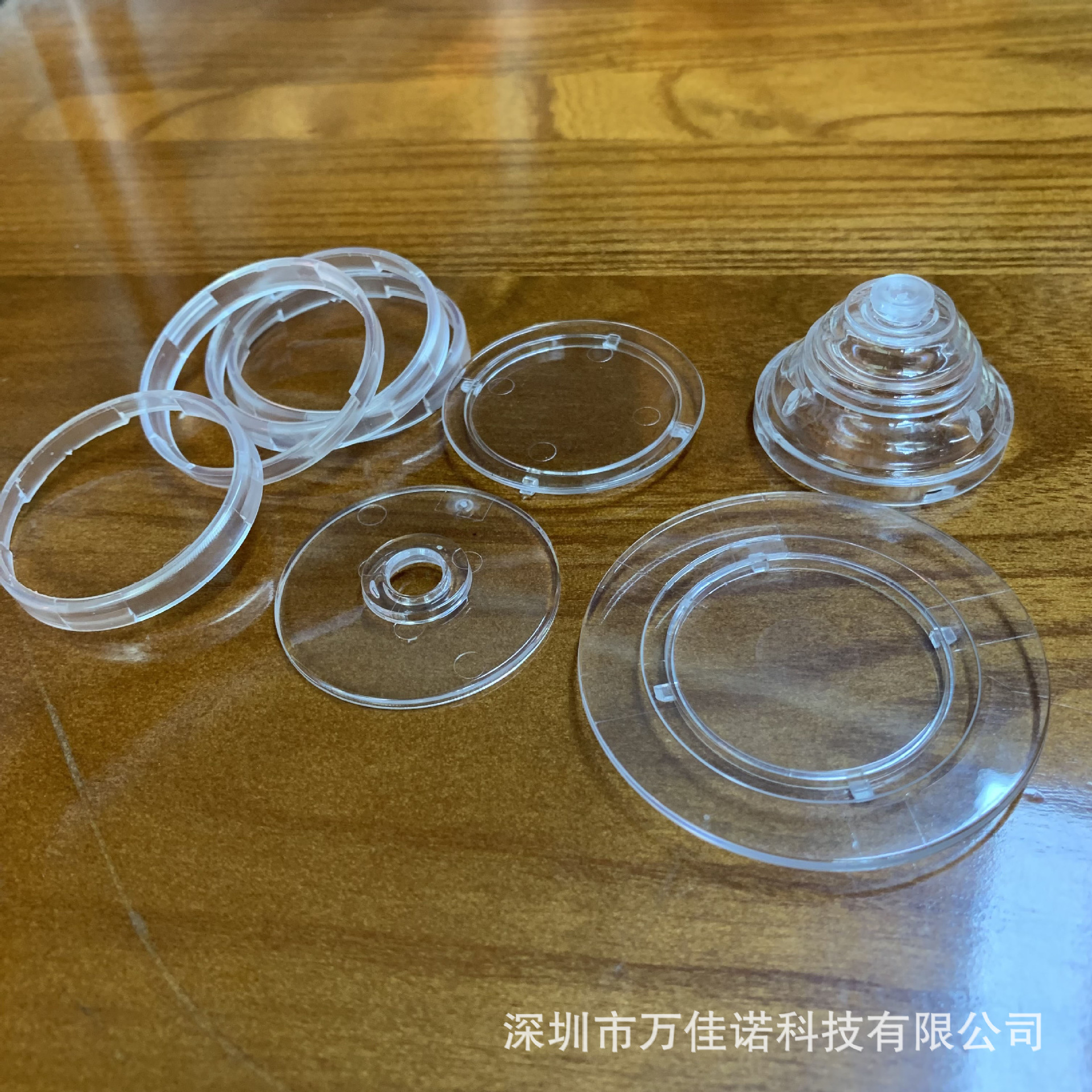 Mobile phone transparent airbag bracket wholesale material flat groove accessories round high permeability ring protection ring