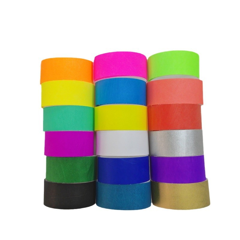 Disposable DuPont Paper Solid Color Bracelet Playground Children's Playground Waterproof Anti-tear Printable Wrist Band Admission Ticket