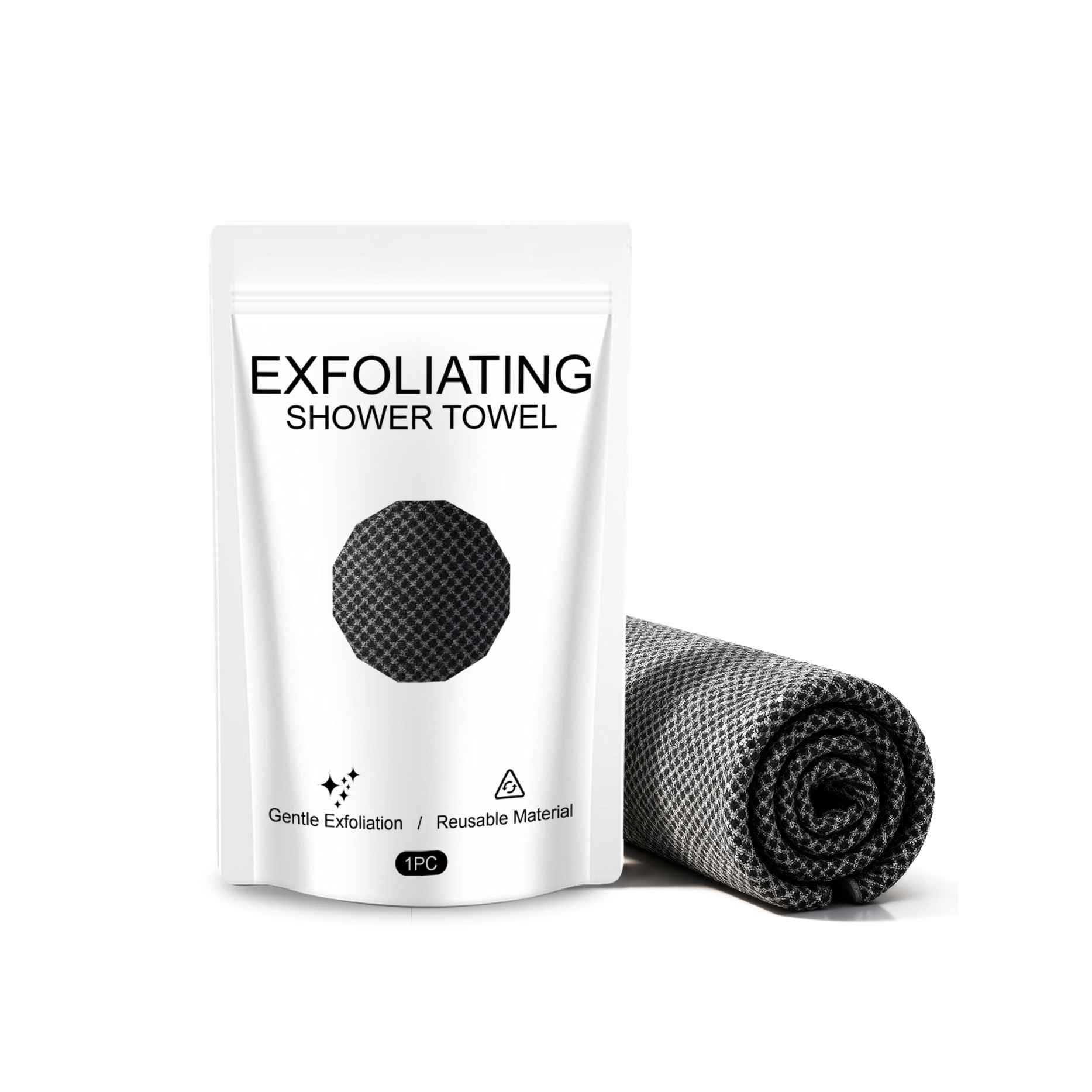 Exfoliating Antibacterial Bath Towel