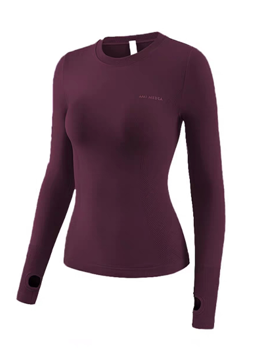 Yoga Clothes for Women in Autumn and Winter Slimming Sports Tops Slim Running Pilates Elastic Training Sports Tights