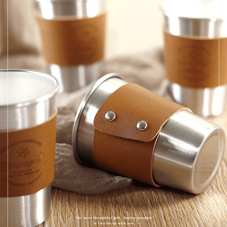 Industrial Style Stainless Steel Cup Household Water Cup Creative Personality Trend Nordic ins Simple Beer Cup Coffee Cup