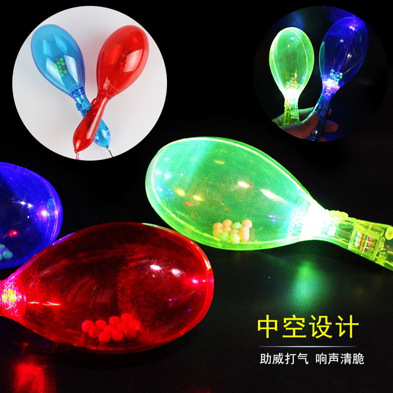 Luminous Sand Hammer Led Luminous Sand Hammer Concert Cheering Props Ktv Toy Flash Sand Hammer Manufacturer Wholesale