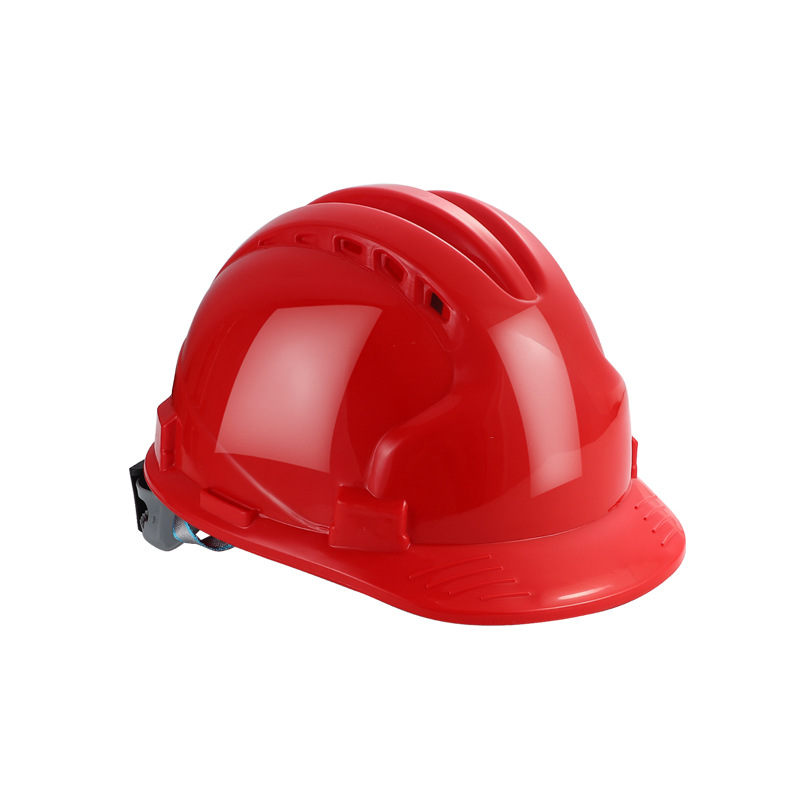 Three-Rib Abs Safety Helmet Construction Leader Site Helmet Thickened Breathable Anti-Collision Cap Electric Insulation Helmet