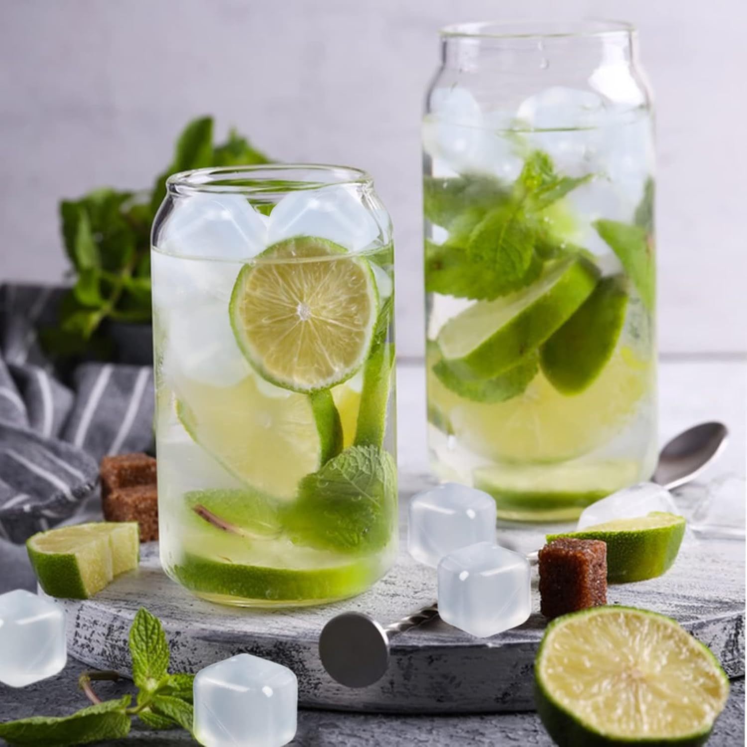 2.5cm Glossy Cube Ice Cubes, Quick-Frozen Ice Cubes, Bagged Ice Cubes, Reusable Plastic Ice Cubes, Pe Ice Cubes