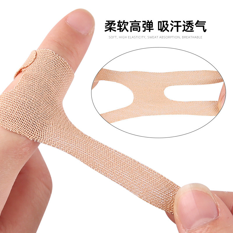 Finger Protection Patch, Finger Tendon Sheath, Breathable Finger Protection Bandage, Self-Adhesive Fixed Patch, Men's and Women's Sports Protective Gear, Support Strap, Skin Color