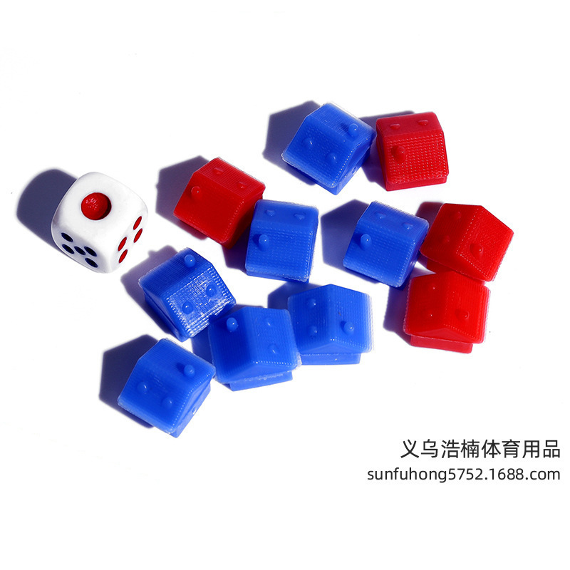 Монополия игра шахматы маленький дом гостиница игровые аксессуары пластиковые шахматные фигуры 12мм