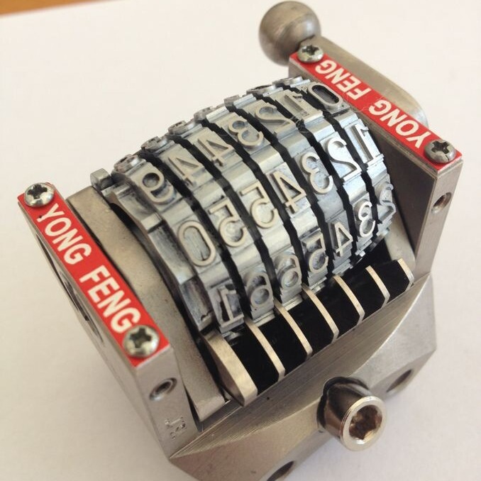 Gto Number Machine 7-Digit 22.3 Model Horizontal, Vertical Hydeburg with Page Machine Number Machine Can Be Traped into Three Digits