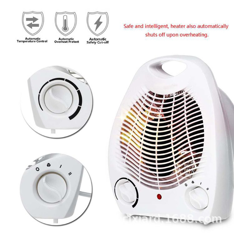 Small Electrical Appliances Cooling and Heating Dual-purpose Vertical Electric Fan Office Dormitory Household Quick-heating Air Heater Energy-saving Heater