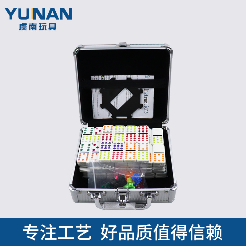 Лучшие детские обучающие домино 91 алюминиевая коробка игрушки мексиканский поезд