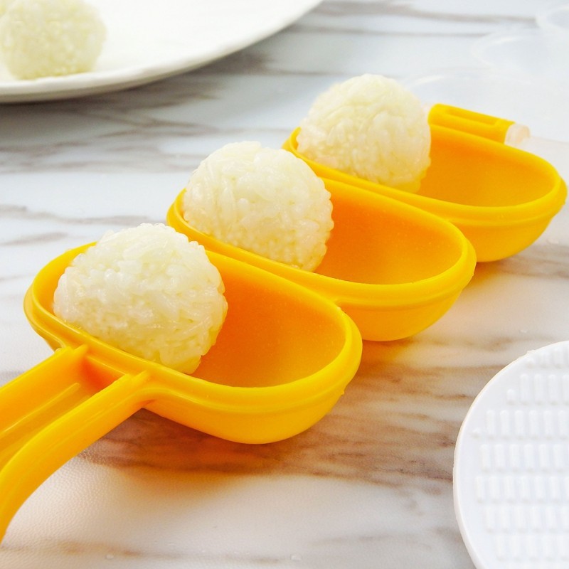 Food Grade pp Material Baking Making Tools Shake Music Meatballs Artifact Cartoon Children's Sushi Rice Ball Mold