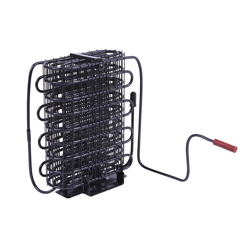 Black silk tube condenser refrigerator freezer bread folding condenser snail silk tube refrigeration evaporator