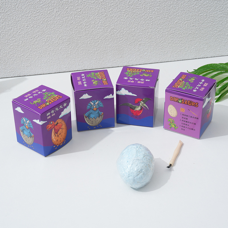 Археологическое яйцо динозавра Археологическое ископаемое яйцо DIY раскопки драгоценный камень яйцо Тираннозавра Рекса ископаемое яйцо слепая коробка подарки