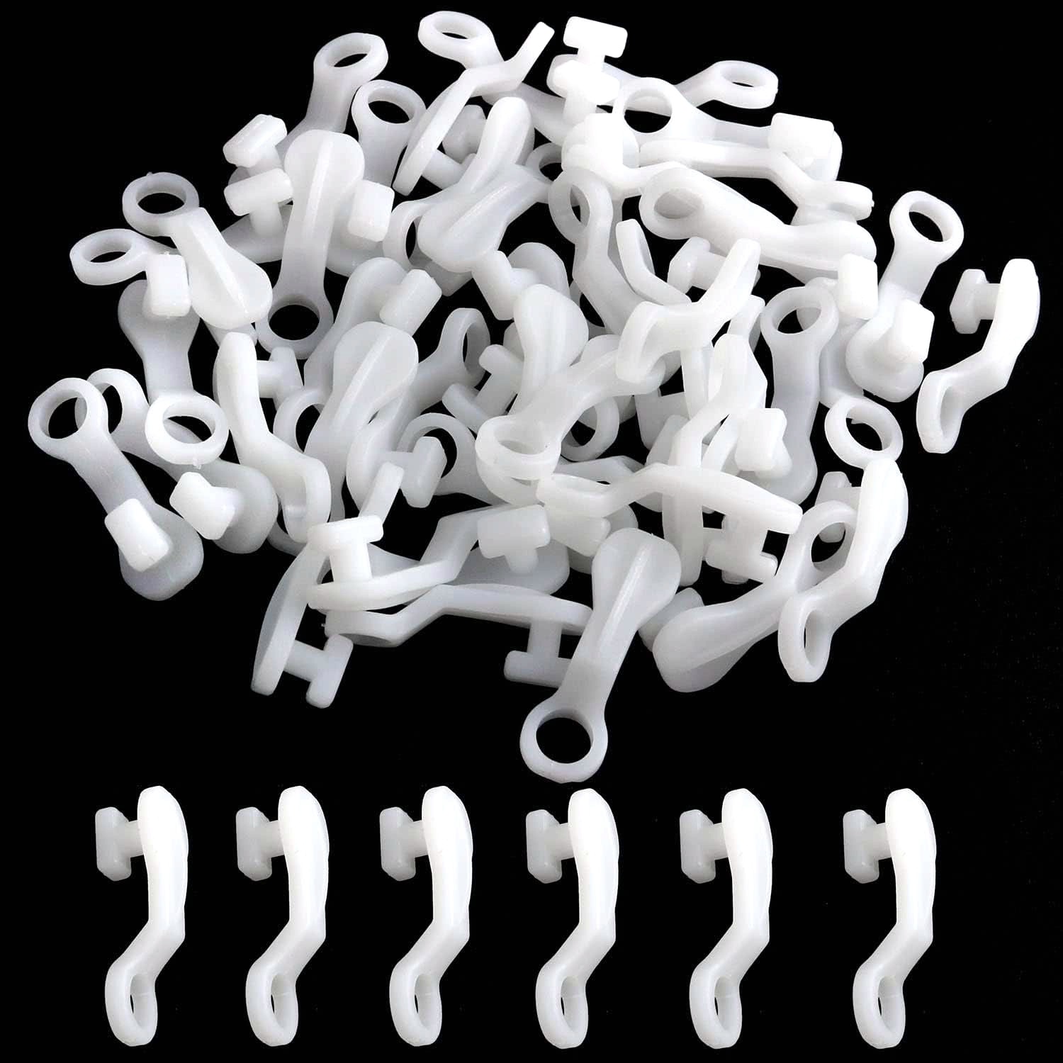 Запасные части для шторного трека, крючок с роликом, пластиковые аксессуары для бокового крепления