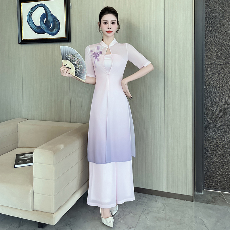 2025 New Ear Pearer Clothing Beautician spa Foot Bath Foot Therapy Technician Work Clothes suit Improved Set -1511