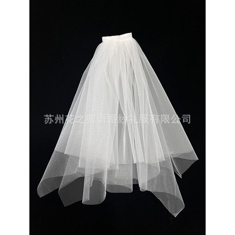 Veil internet celebrity photography props with light flash stall luminous double-layer headdress children's white mesh bow