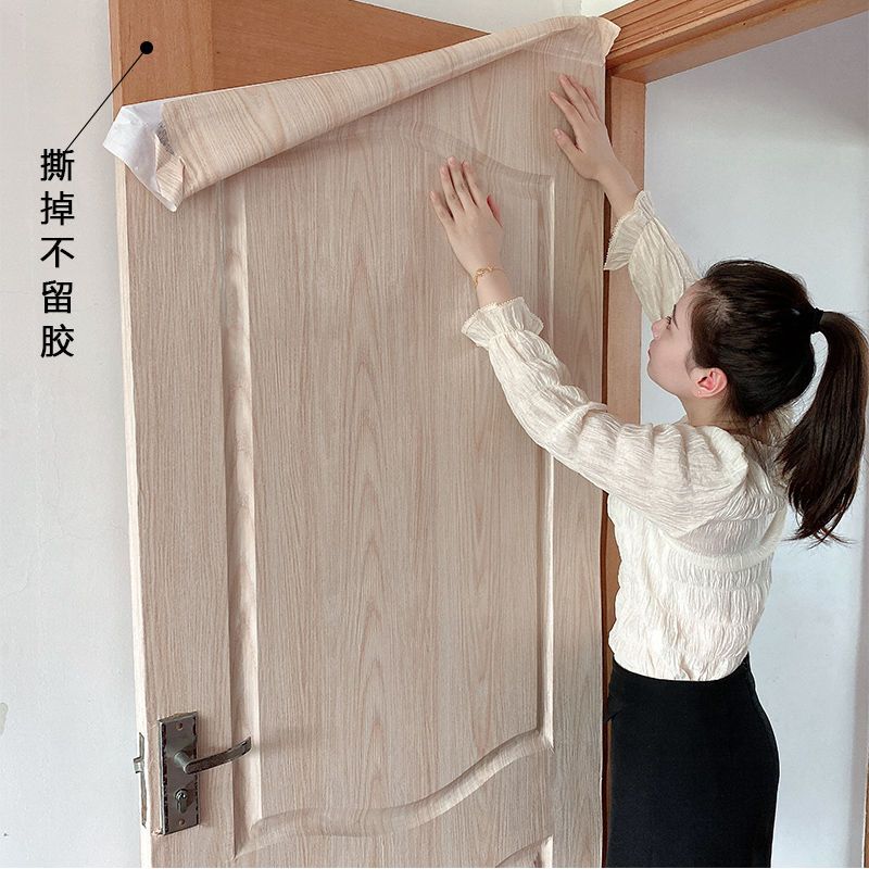 Водо- и влагостойкая наклейка с имитацией древесной текстуры, самоклеящиеся обои для спальни и ремонта старой мебели