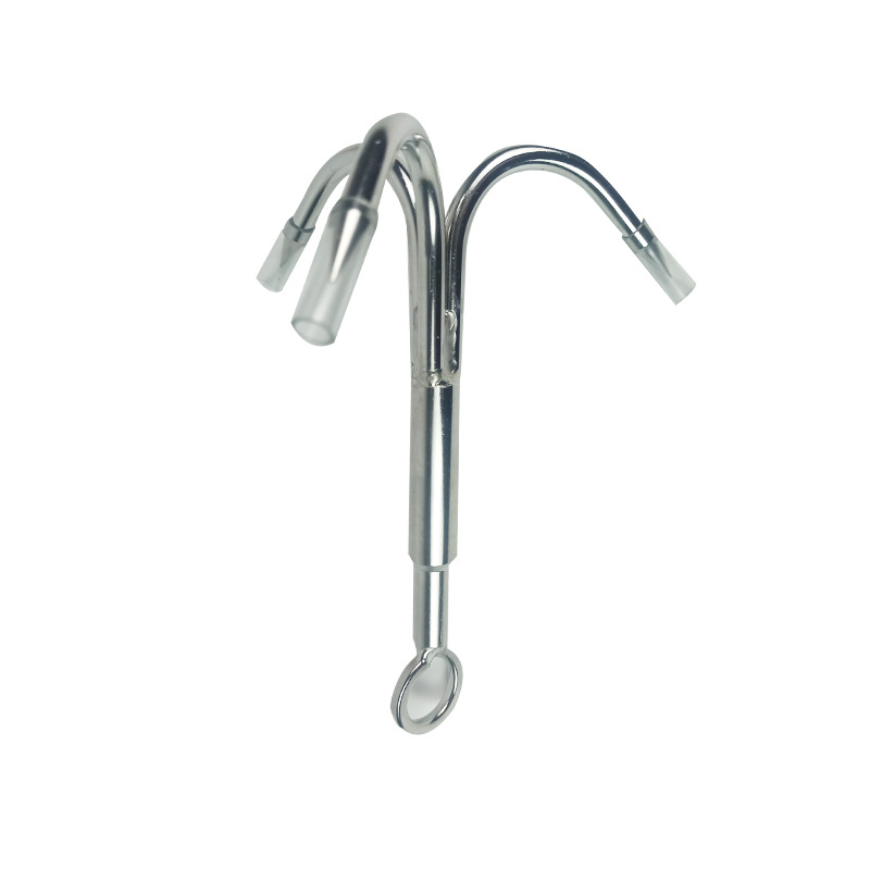 Stainless Steel Flying Tiger Claw Water Grass Anchor Knife Three Claw Four Claw Anchor Hook Fishing Hook Ice Claw Water Grass Knife Trigeminal Hook Water Grass Knife