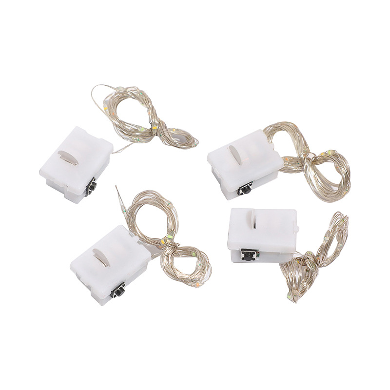 Led small colored lights flashing lights string lights star battery copper wire copper wire lights decorative atmosphere bouquet birthday gift box