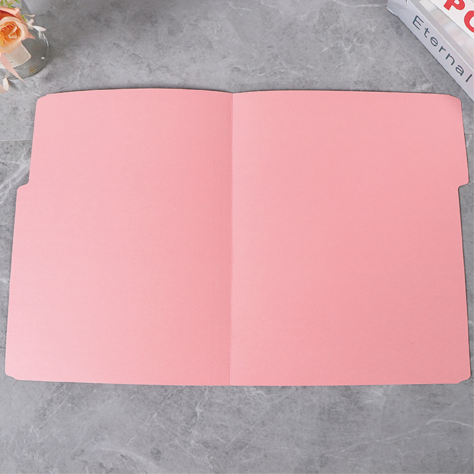 Manila Folder A4 Test Paper Folder-Page Learning Office Materials Collated Book-Book Type File Folder Separated Text