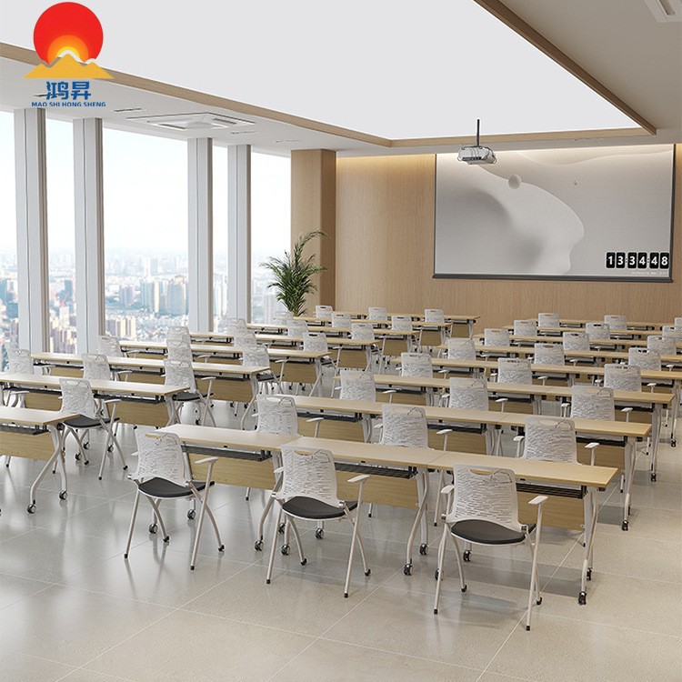 Folding Conference Table, Removable Training Table and Chair Combination, Conference Room Event Long Table, Spliced ​​Conference Table, Office Desk
