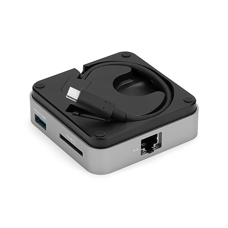 Owc Usb-C Travel Dock Portable Docking Station 5-Port Thunderbolt Adapter