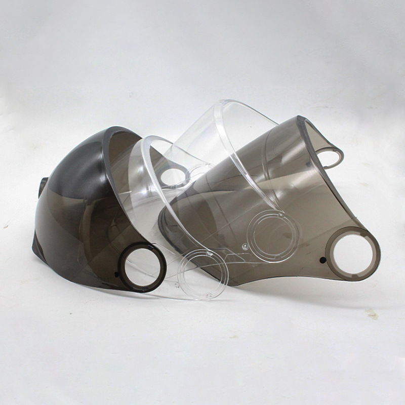 Helmet Lens Transparent High-Definition Color Brown Sun Protection Uv Windshield Universal Windshield Mask Windproof