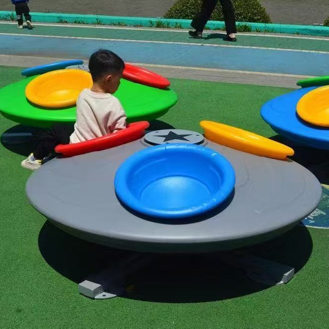 Вращающийся стул для трех и пяти человек, оборудование для детских площадок, производитель