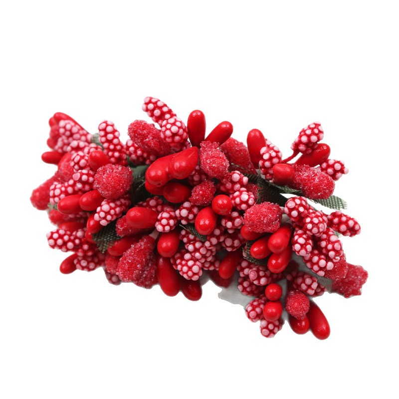Factory Direct candy box accessories paper flower wholesale simulation paper flower wedding paper flower with leaf beads wholesale