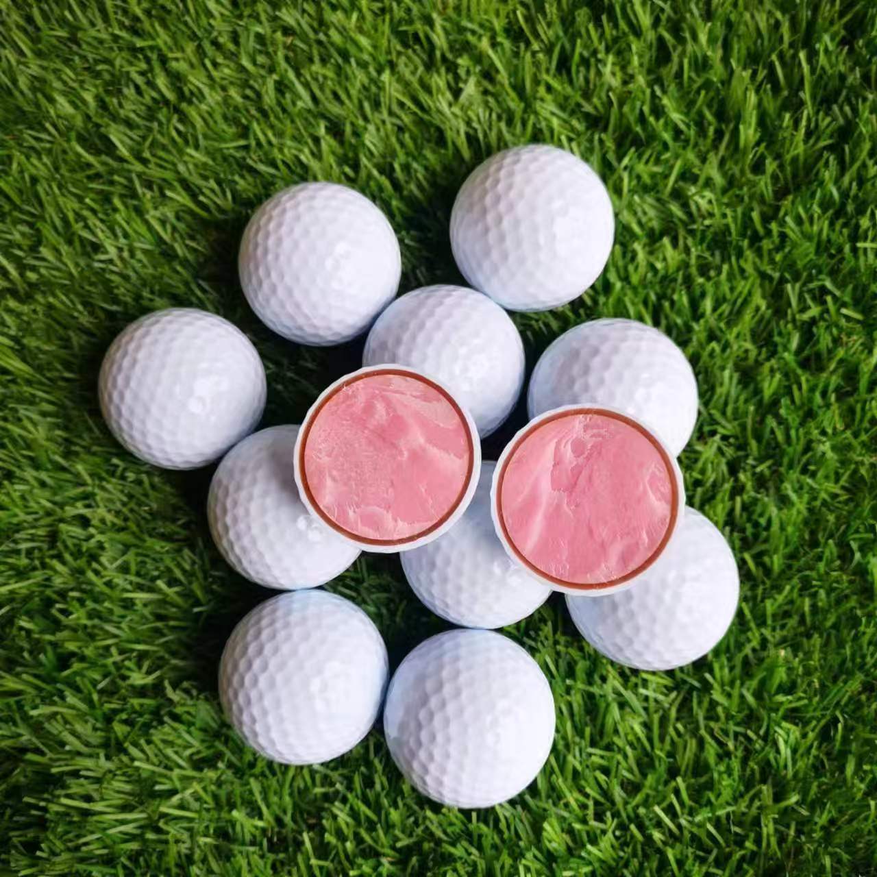 Customized Cross-Border Hot-Selling Golf Personalized Logo. One Piece Can Be Customized with Various Pictures and Multi-Color Logo Text