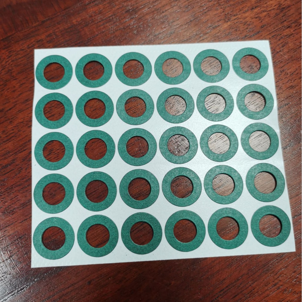 Highland barley paper with adhesive/green shell paper 18650 lithium battery insulation gasket special flat pad fast bar gasket