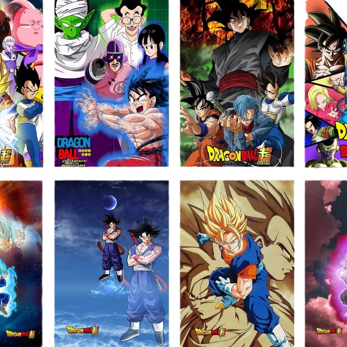 New Anime Embossed High-Definition Poster, Two-Dimensional Mantra, Return to Fight Over, One Boxman, Full-Time Hunter, 8 Pieces, 1 Set