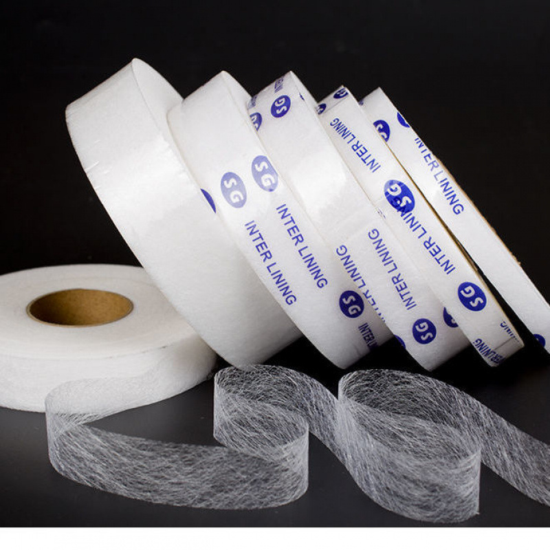 Double-Sided Adhesive Lining Adhesive Viscosity Ironing for Clothing Double-Sided Adhesive Trouser Hem Adhesive Lining DIY Accessories