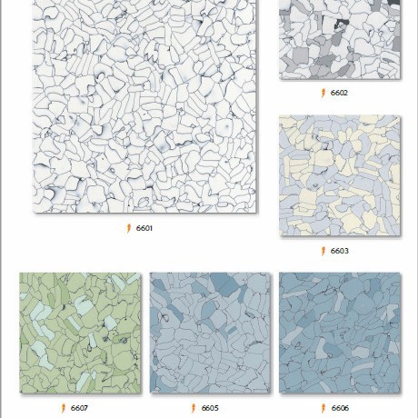 Anti-Static Pvc Sheet Floor Digital Factory Workshop Computer Room Homogeneous Transparent Core 600*600mm Conductive Floor Tiles Direct Paving