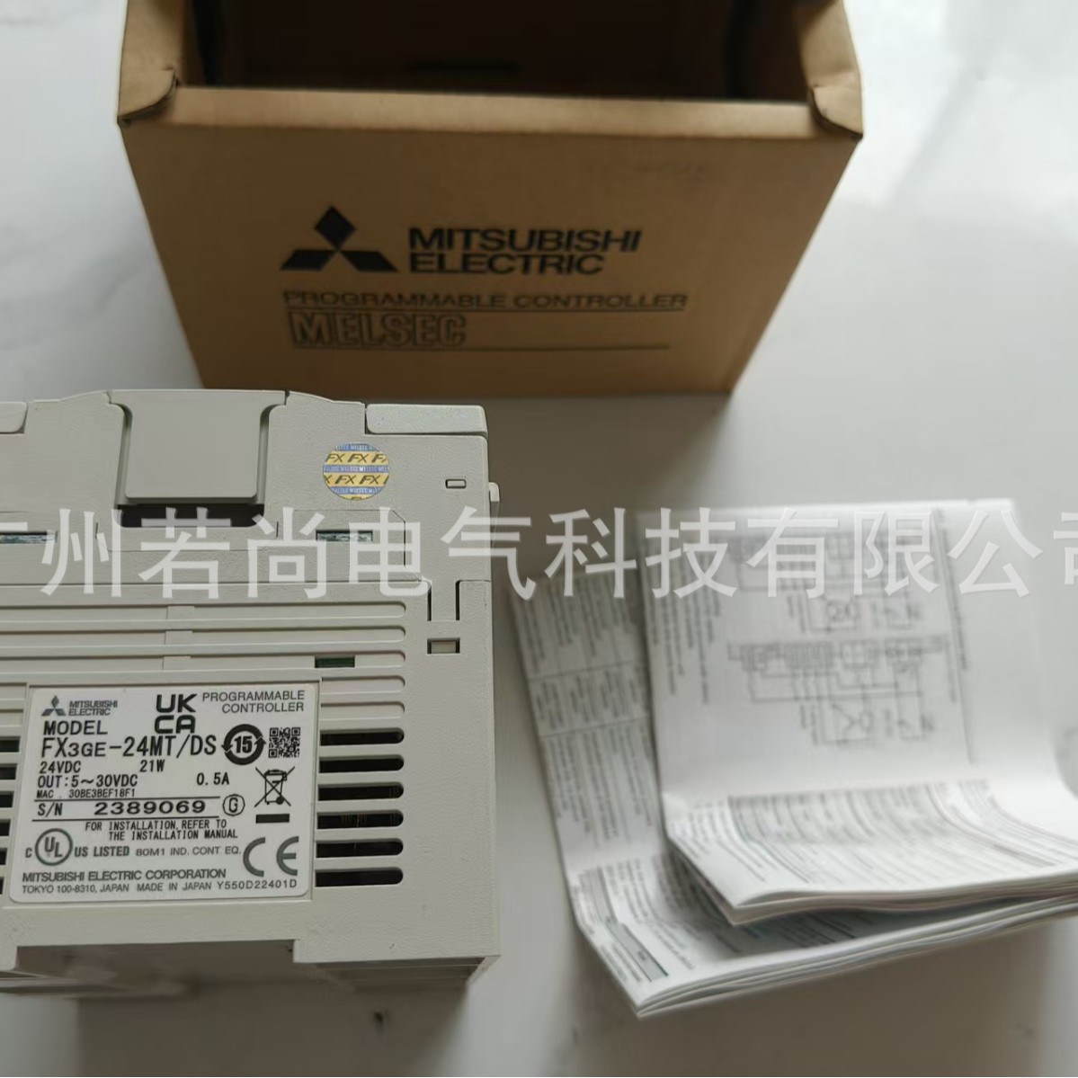 Mitsubishi Plc Fx3Ge-24Mt/Ds Fx3Ge-24Mr/Ds 24V Power Supply Made in Japan, Brand New and Genuine