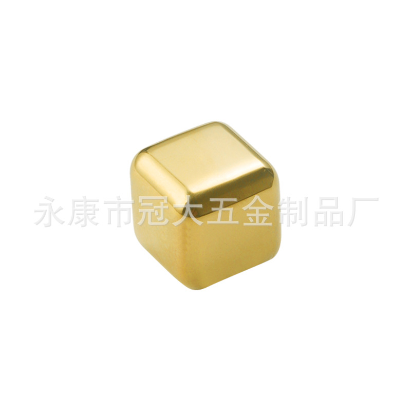 304 golden stainless steel ice ice wine stone quick-frozen ice red wine ice ice ice artifact can be fixed logo