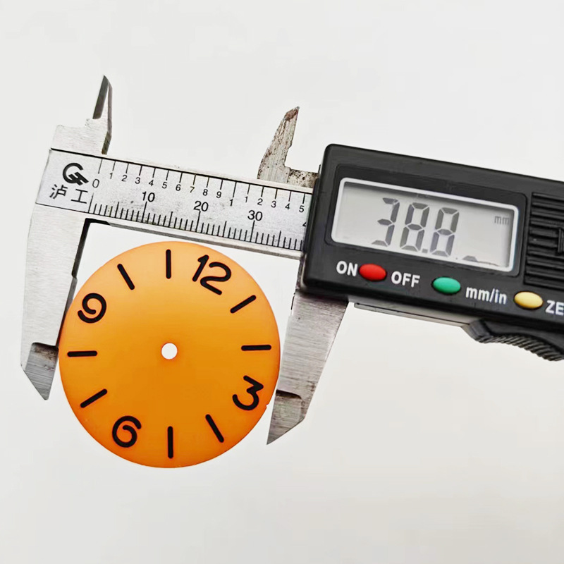 38.8MM Pilot Dial Watch Literal Accessories Green Luminous Fit ETA6497/ST3600 Manual Movement