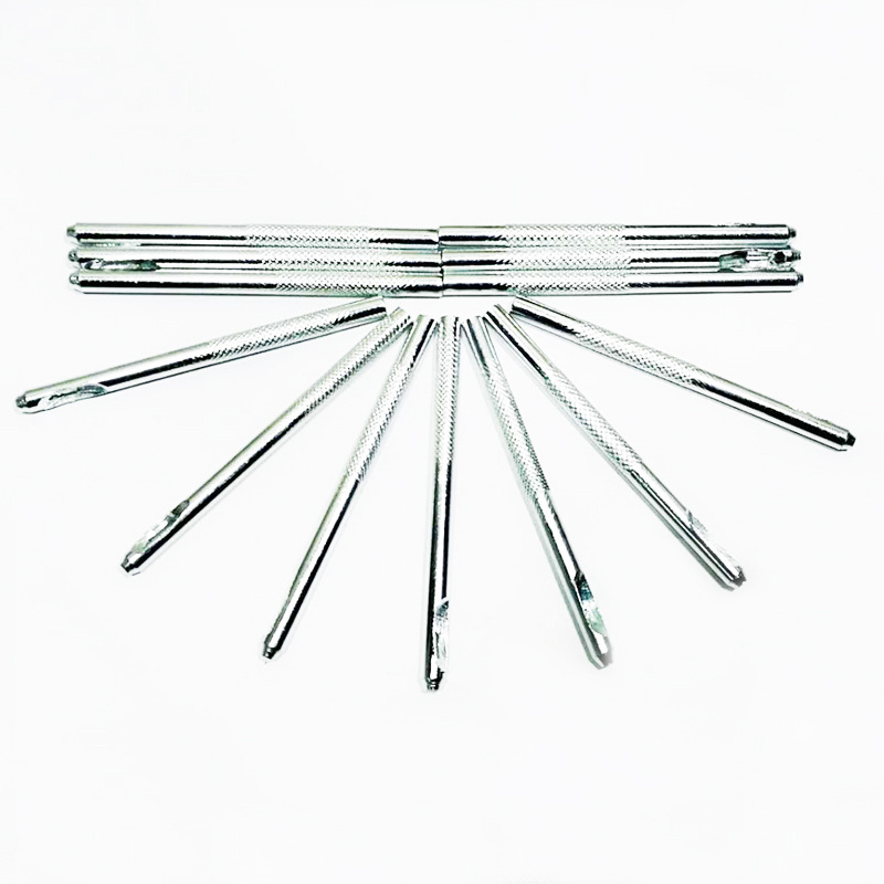 Factory manual direct German electroplated oil-free round hole belt punch belt punch