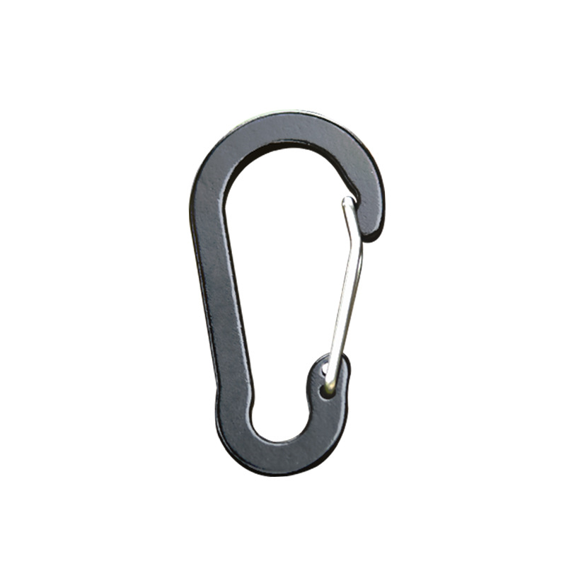 Manufacturer Wholesale No. 5 S-Shaped Buckle Carabiner Stainless Steel Spring Buckle Backpack Aluminum Alloy Gourd Buckle Outdoor Accessories