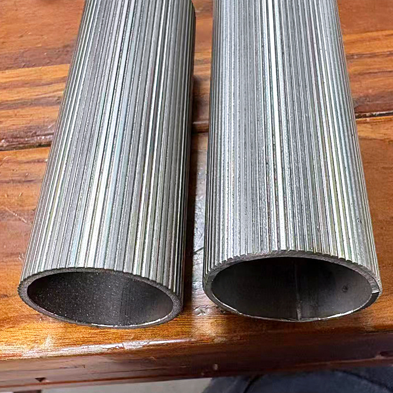 304 Stainless Steel Straight Grain Hollow Striped Round Tube Manufacturer Supplies Straight Grain Stainless Steel Latte Art Tube 201 Round Tube