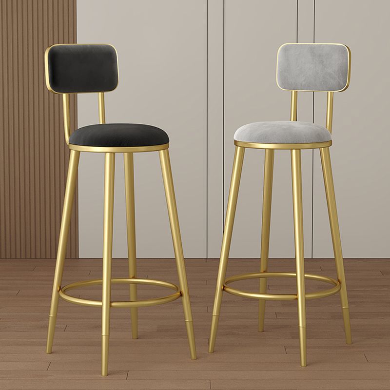 Bar Chair Modern Simple Gold Home Bar Stool High Chair Back Chair Iron Stool Nordic Bar Stool Wholesale
