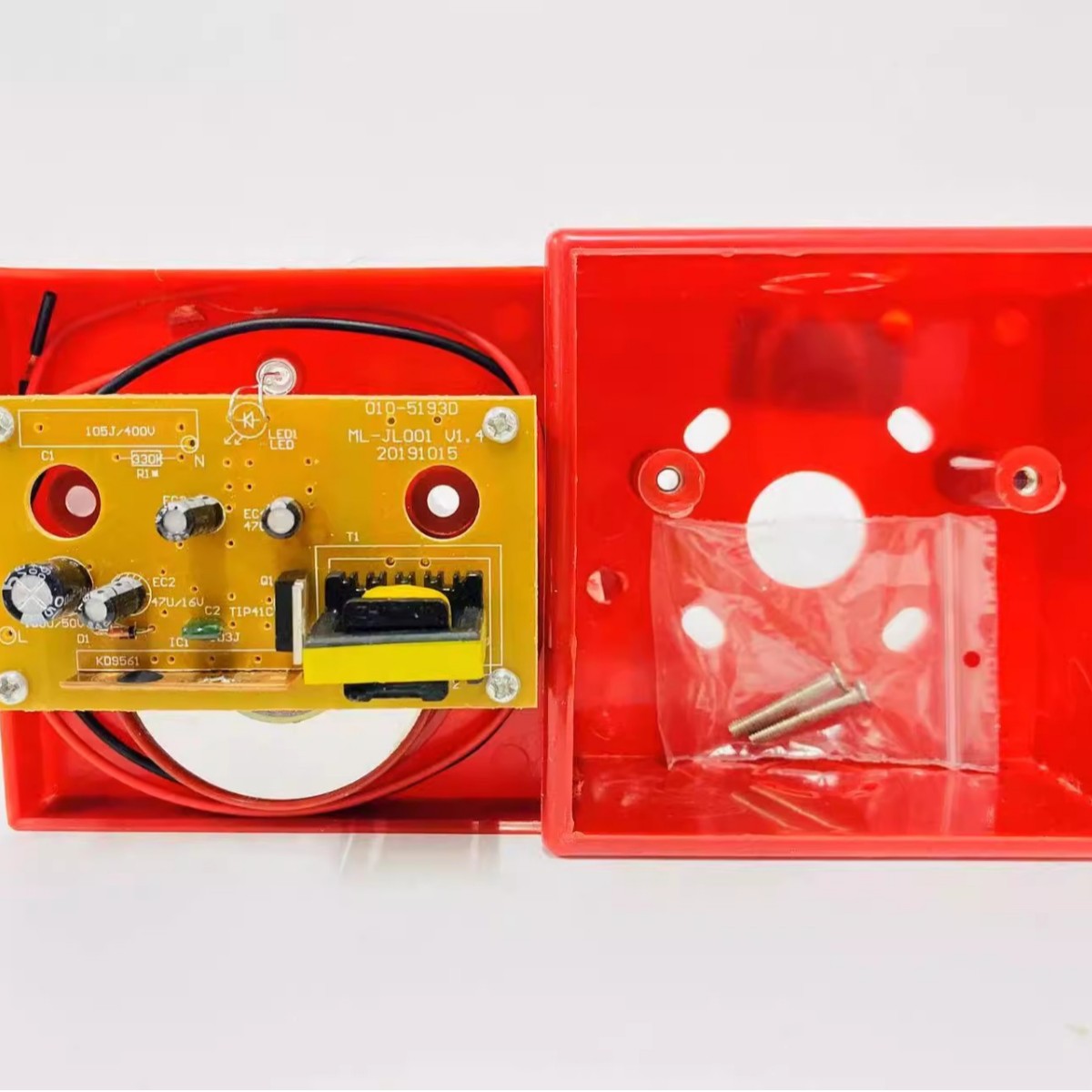 Fire Sound and Light Alarm 24V/220V Fire Hydrant Box Alarm Fire Alarm Horn Fire Alarm Bell Button