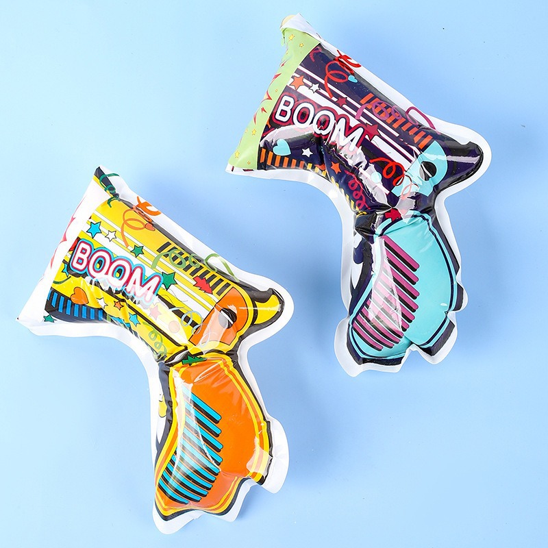 Automatic Inflatable Firework Gun New Year Firework Small Firework Gun Handheld Spray Gun New Year Firework Gun Shot Toy