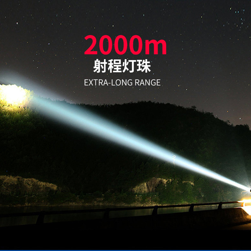 Tiger Xin Tgx999P Rechargeable Patrol Satchel Lamp Strong Light Led Ultra-Bright Long-Range Outdoor Searchlight Manufacturer Wholesale