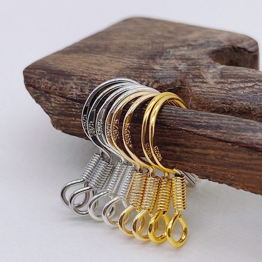 14/18K Gold-Filled Color-Preserving Ear Hook DIY Earrings with Beads Earring Hook Real Gold-Plated Jewelry Accessories